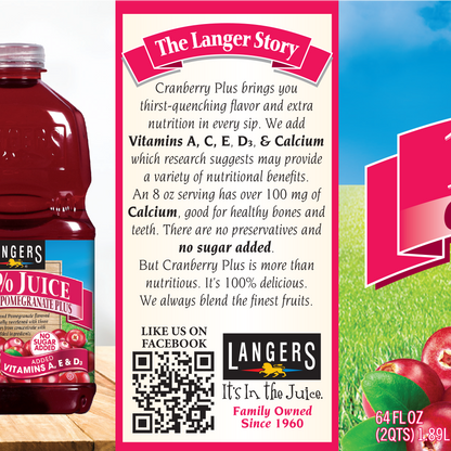 64oz Cranberry Plus
