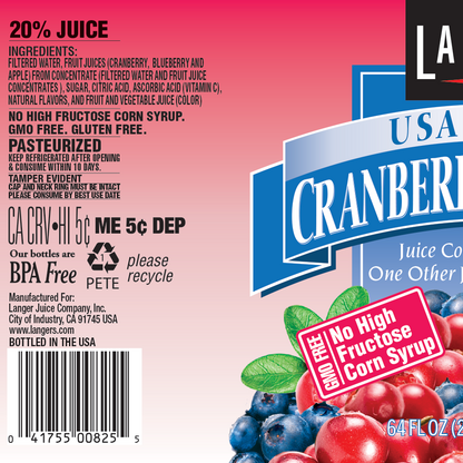64oz Cranberry Blueberry