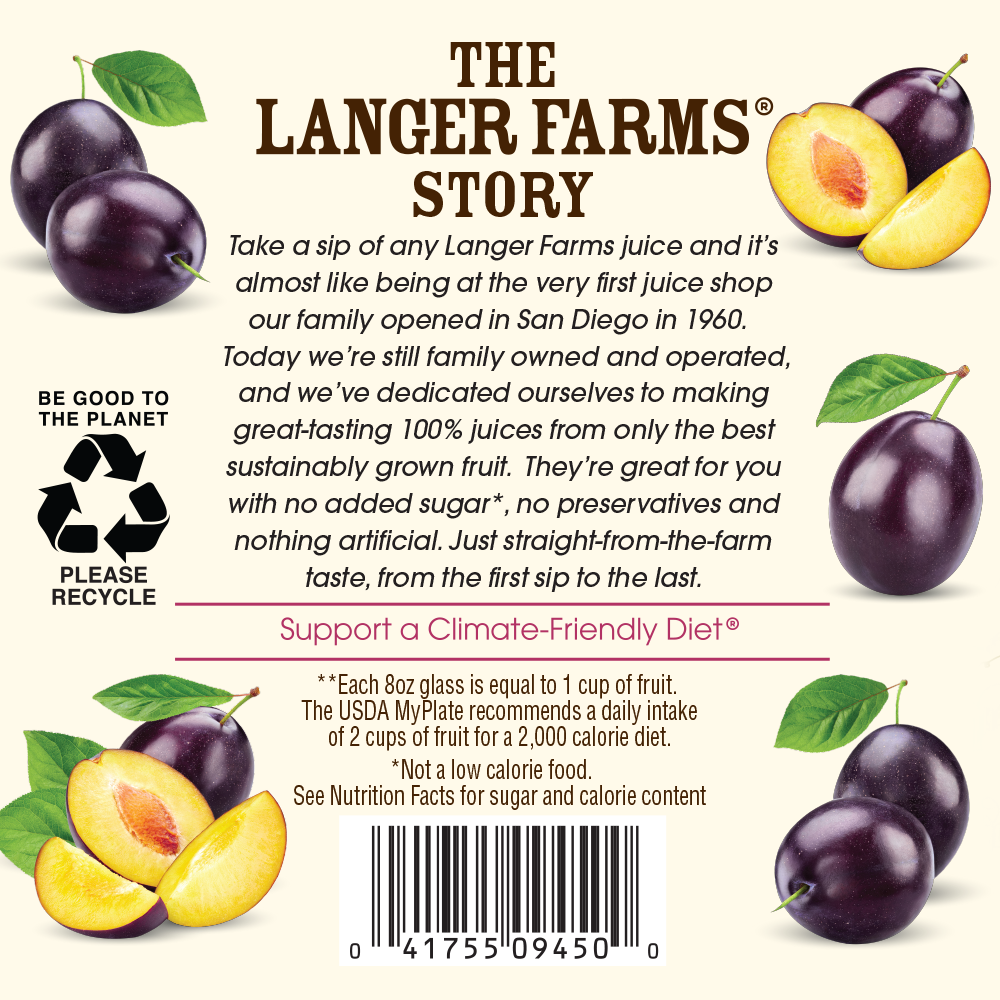 32oz Langer Farms All Prune