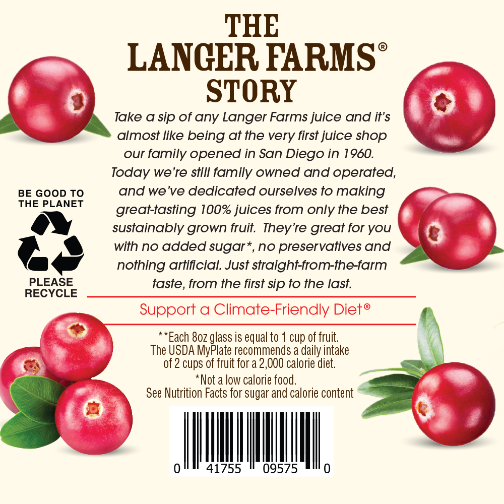32oz Langer Farms Cranberry Delight