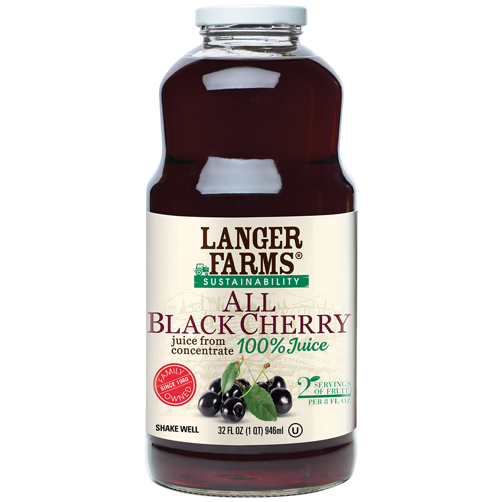 32oz Langer Farms All Black Cherry