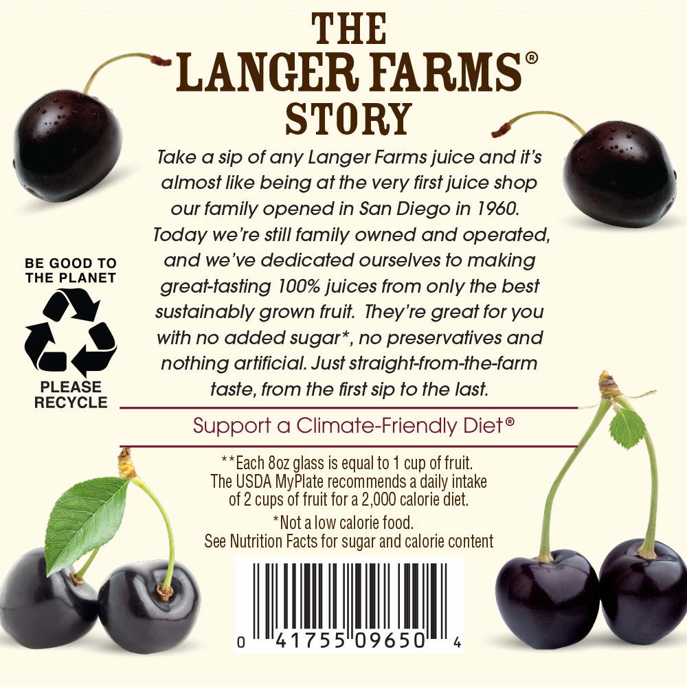 32oz Langer Farms All Black Cherry