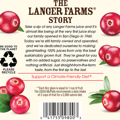 32oz Langer Farms All Cranberry