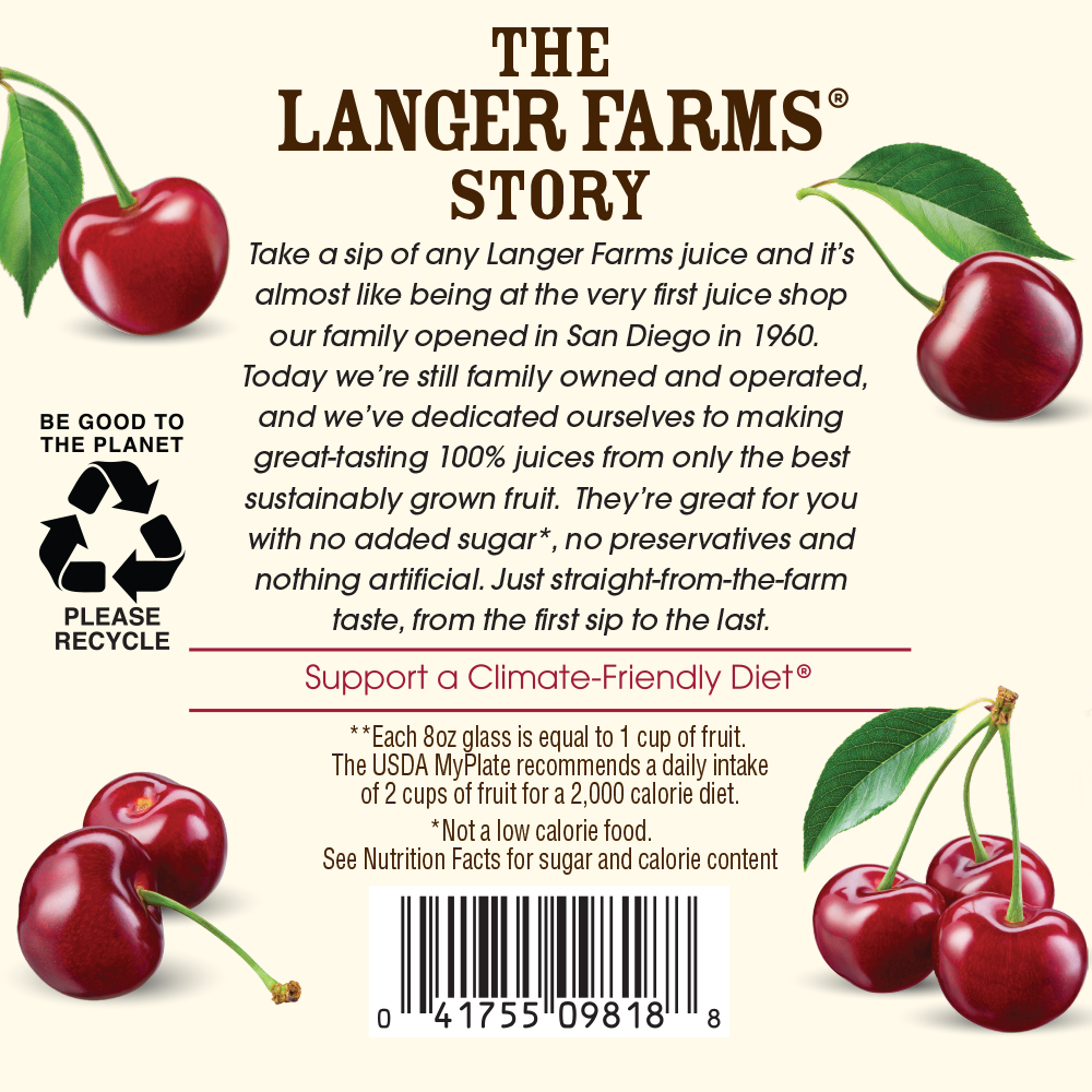 32oz Langer Farms All Tart Cherry