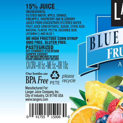 12pk 15.2oz Blue Raspberry Fruit Punch