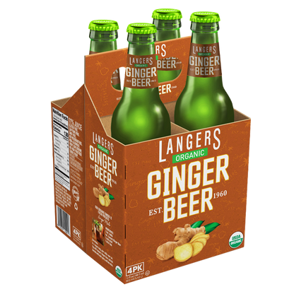4pk 12oz Organic Ginger Beer