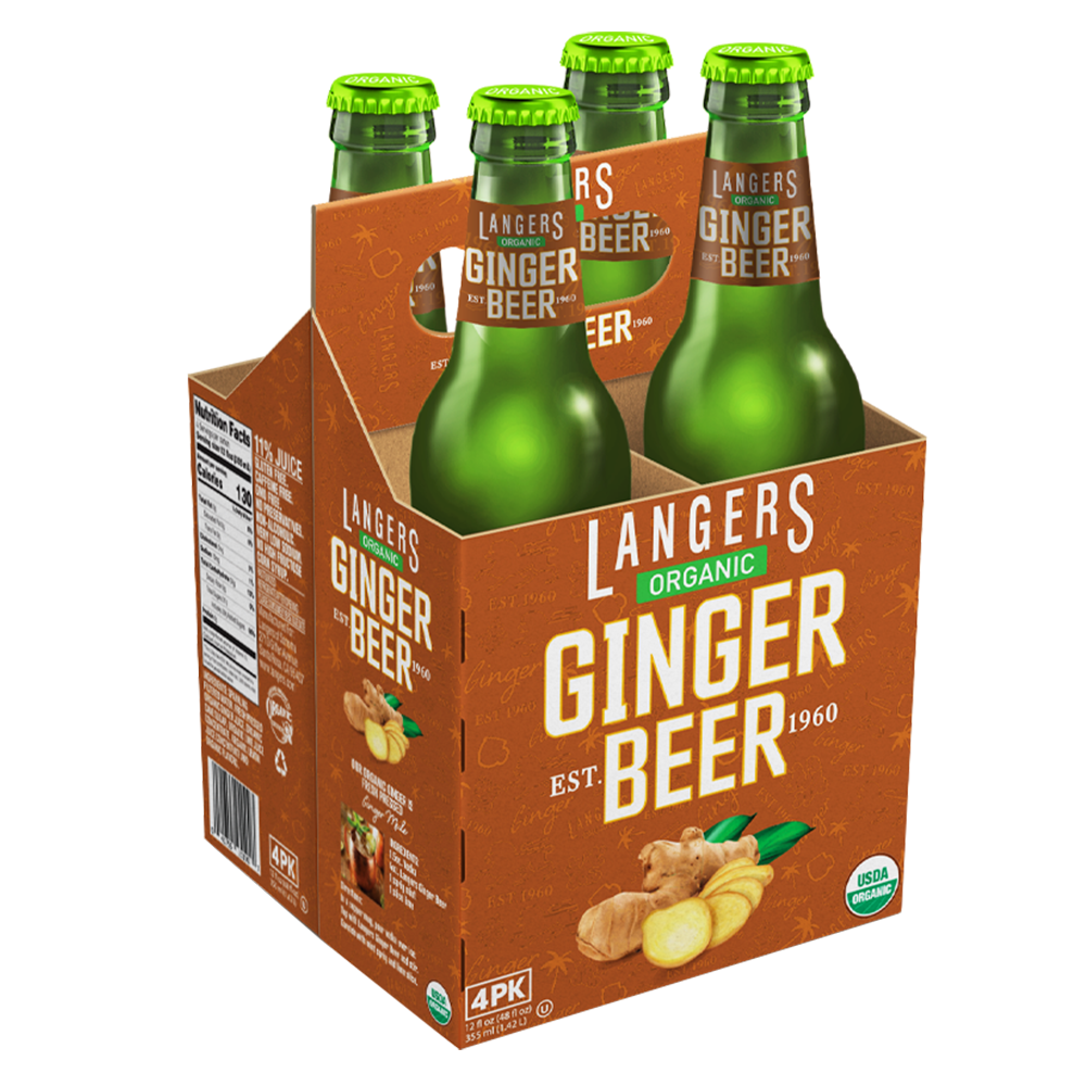 4pk 12oz Organic Ginger Beer