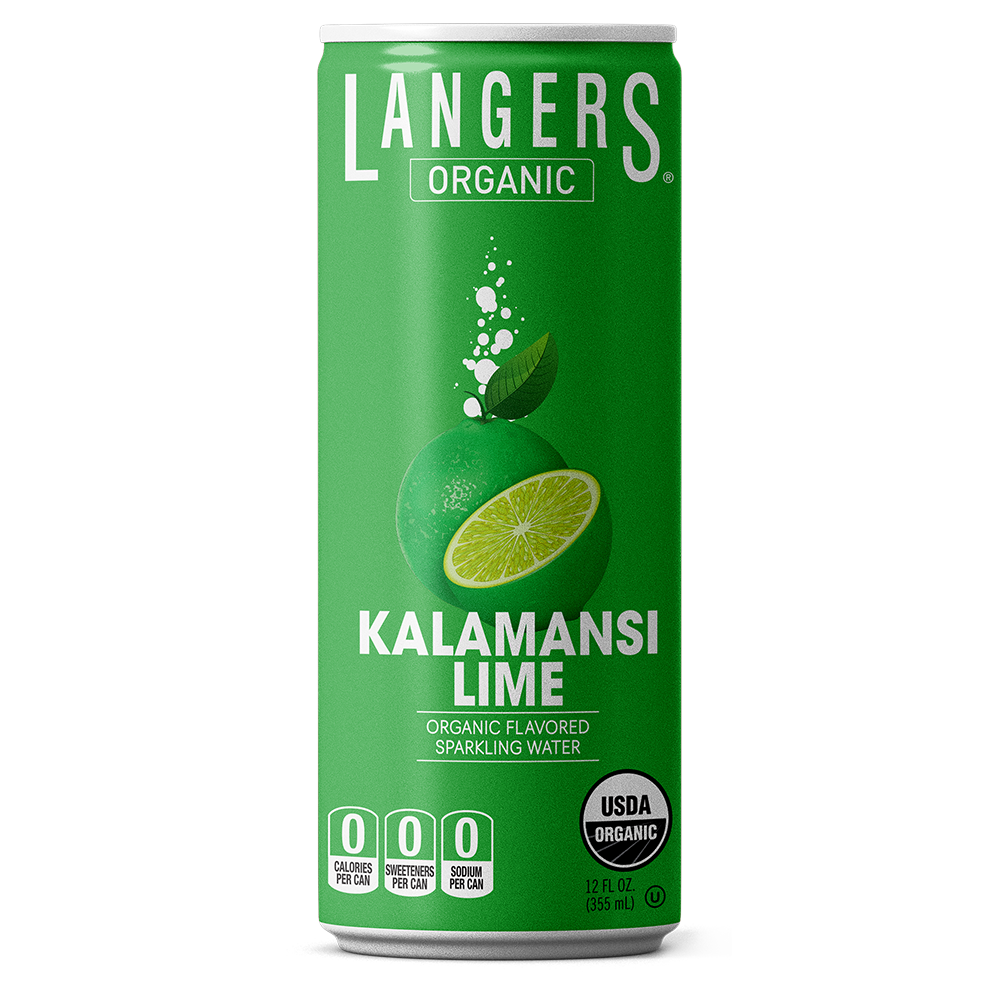 12oz Organic Flavored Sparkling Kalamansi Lime (8 pack)